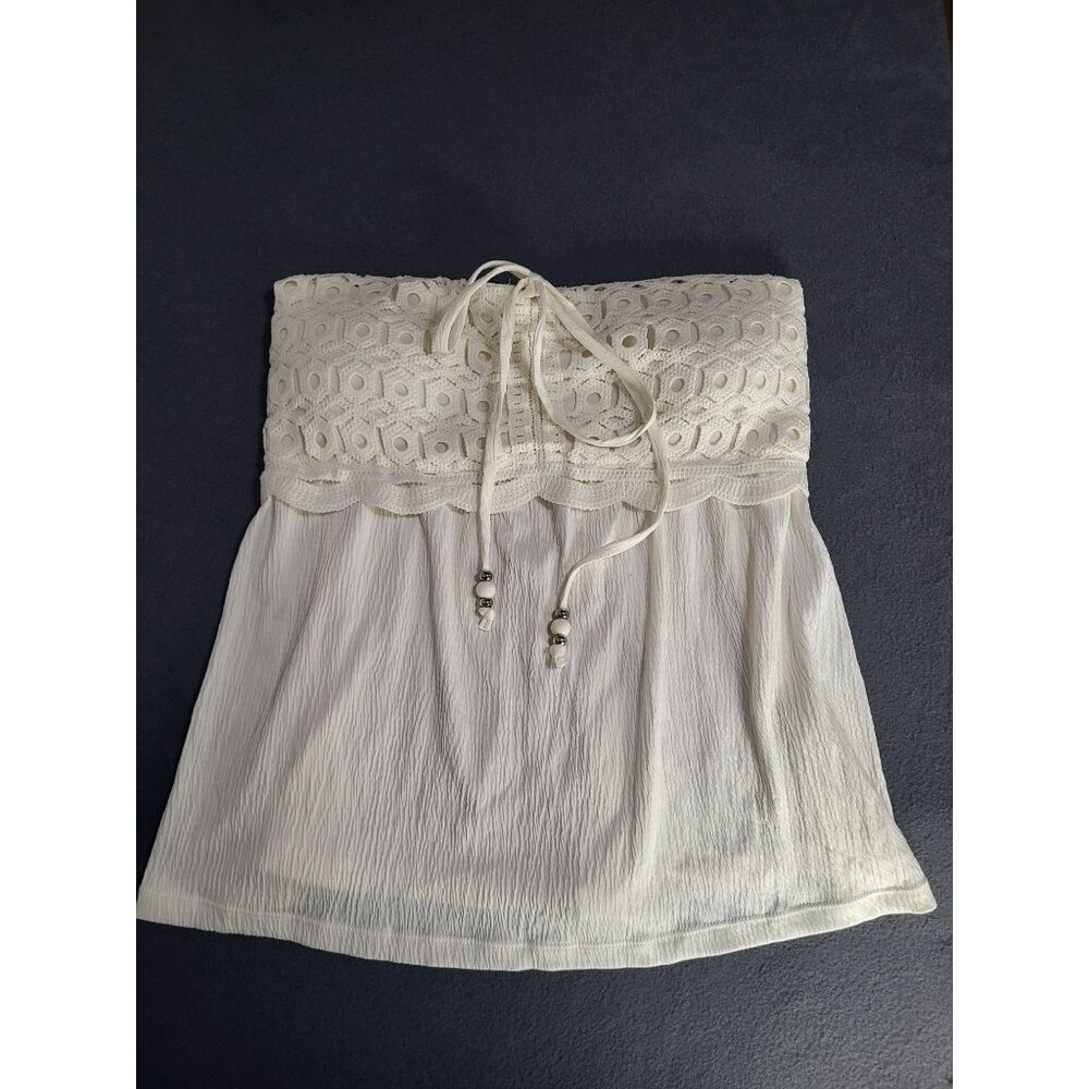 NO BOUNDARIES Women's SZ M Convertible Halter Top Boho Festival Summer Beach